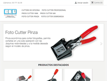 Tablet Screenshot of fotocutter.com